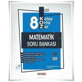 8. Sınıf LGS Koz Matematik Soru Bankası-Gama Yayınları
