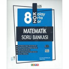 8. Sınıf LGS Koz Matematik Soru Bankası-Gama Yayınları
