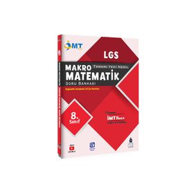 8. Sınıf LGS Makro Matematik Tamamı Yeni Nesil Soru Bankası İMT Hoca Yayınları
