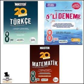 8.Sınıf LGS Master Matematik Deneme ve 5li Genel Deneme 2020 Okyanus Yayınları