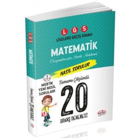 8.Sınıf LGS Master Matematik Deneme ve 5li Genel Deneme 2020 Okyanus Yayınları