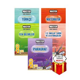 8. Sınıf LGS Master Türkçe Matematik Fen İnkılap Paragraf Soru Bankası Okyanus Yayınları