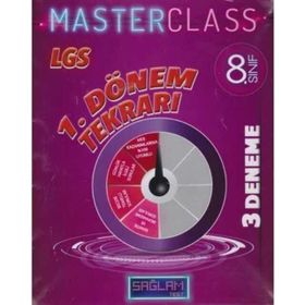 8. Sınıf Lgs Masterclass 1. Dönem Tekrarı 3 Lü Deneme-Sağlam Test Yayınları