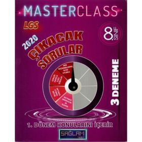 8. Sınıf Lgs Masterclass 1. Dönem Tekrarı 3 Lü Deneme-Sağlam Test Yayınları
