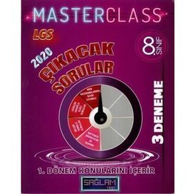 8. Sınıf Lgs Masterclass 1. Dönem Tekrarı 3 Lü Deneme-Sağlam Test Yayınları