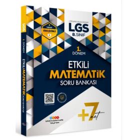8. Sınıf LGS Matematik 1. Dönem Soru Bankası Etkili Matematik Yayınları