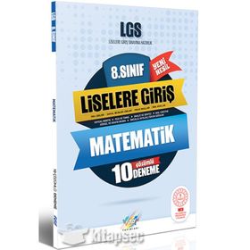 8. Sınıf LGS Matematik 10 Çözümlü Deneme Kollektif FDD Yayınları