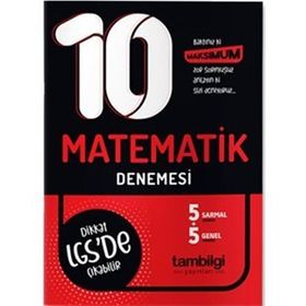 8. Sınıf LGS Matematik 10 lu Branş Denemesi-Tambilgi Yayınları