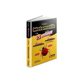 8. Sınıf LGS Matematik 15 Deneme Aydın Yayınları