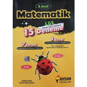 8. Sınıf LGS Matematik 15 Deneme