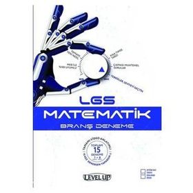 8. Sınıf LGS Matematik 15'li Denemeleri Level Up Tammat Yayıncılık