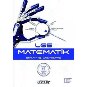 8. Sınıf LGS Matematik 15'li Denemeleri Level Up Tammat Yayıncılık