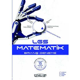 8. Sınıf LGS Matematik 15'li Denemeleri Level Up Tammat Yayıncılık