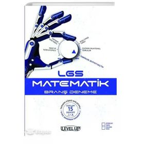 8. Sınıf LGS Matematik 15'li Denemeleri Level Up Tammat Yayıncılık