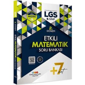 8. Sınıf LGS Matematik 2. Dönem Soru Bankası Etkili Matematik Yayınları
