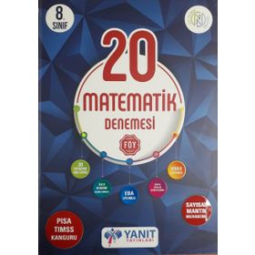 8. Sınıf Lgs Matematik 20 Çözümlü Föy Deneme-Yanıt Yayınları