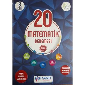 8. Sınıf Lgs Matematik 20 Çözümlü Föy Deneme-Yanıt Yayınları