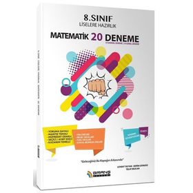 8. Sınıf LGS Matematik 20 Deneme - Branş Akademi Yayınları