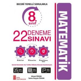 8. Sınıf LGS Matematik 22 Deneme Sınavı - Ata Yayınları
