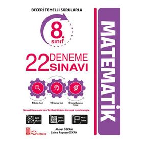 8. Sınıf LGS Matematik 22 Deneme Sınavı - Ata Yayınları