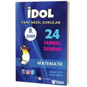 8. Sınıf LGS Matematik 24 Branş Denemesi - İdol Yayınları