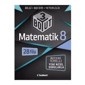 8. Sınıf LGS Matematik 3 Boyut 28 Föy - Tudem Yayınları