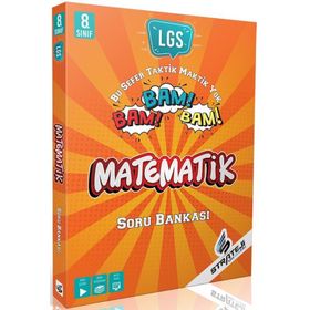 8. Sınıf LGS Matematik Bam Bam Bam Soru Bankası-Strateji Yayınları