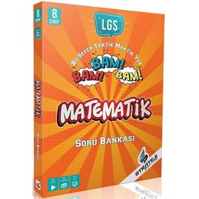 8. Sınıf LGS Matematik Bam Bam Bam Soru Bankası-Strateji Yayınları