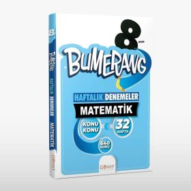 8. Sınıf LGS Matematik Bumerang 32 Haftalık Denemeler