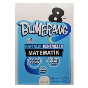 8. Sınıf LGS Matematik Bumerang 32 Haftalık Denemeler