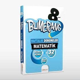 8. Sınıf LGS Matematik Bumerang 32 Haftalık Denemeler