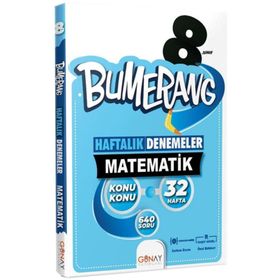 8. Sınıf LGS Matematik Bumerang 32 Haftalık Denemeler