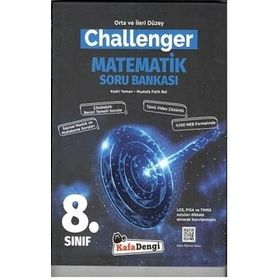 8. Sınıf LGS Matematik Challenger Soru Bankası-Kafa Dengi Yayınları