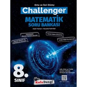 8. Sınıf LGS Matematik Challenger Soru Bankası-Kafa Dengi Yayınları