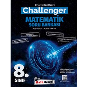 8. Sınıf LGS Matematik Challenger Soru Bankası / Kafadengi Yayınları
