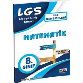 8. Sınıf LGS Matematik Deneme Tekiz Yayınları