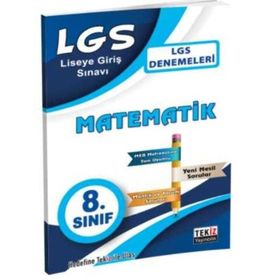 8. Sınıf LGS Matematik Deneme Tekiz Yayınları