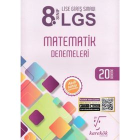 8.Sınıf LGS Matematik Denemeleri 20 - Karekök