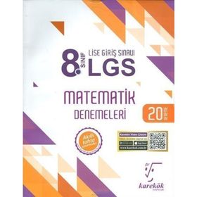 8.Sınıf LGS Matematik Denemeleri 20 - Karekök