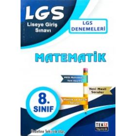 8. Sınıf LGS Matematik Denemeleri Kollektif Tekiz Yayıncılık