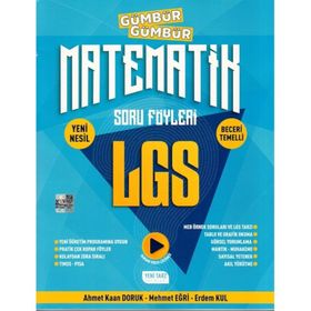 8. Sınıf LGS Matematik Gümbür Gümbür Soru Föyleri-Yeni Tarz Yayınları