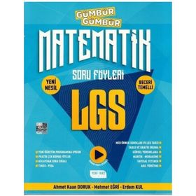 8. Sınıf LGS Matematik Gümbür Gümbür Soru Föyleri-Yeni Tarz Yayınları