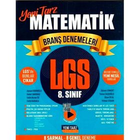 8. Sınıf LGS Matematik Gümbür Gümbür Soru Föyleri-Yeni Tarz Yayınları