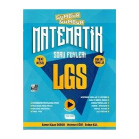 8. Sınıf LGS Matematik Gümbür Gümbür Soru Föyleri-Yeni Tarz Yayınları