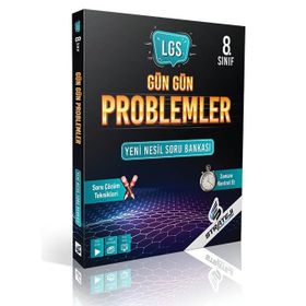 8. Sınıf LGS Matematik Gün Gün Problemler Soru Bankası - Strateji Yayınları