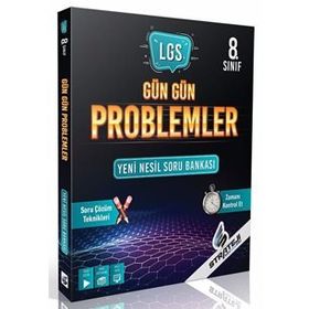 8. Sınıf LGS Matematik Gün Gün Problemler Soru Bankası - Strateji Yayınları