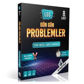 8. Sınıf LGS Matematik Gün Gün Problemler Soru Bankası - Strateji Yayınları