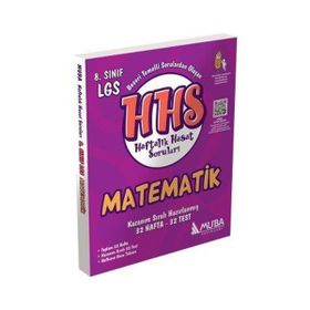 8.Sınıf LGS Matematik Haftalık Hasat Soruları HHS Muba Yayınları
