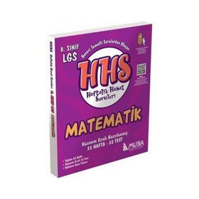 8.Sınıf LGS Matematik Haftalık Hasat Soruları HHS Muba Yayınları