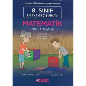 8. Sınıf LGS Matematik Konu Anlatımlı Esen Yayınları